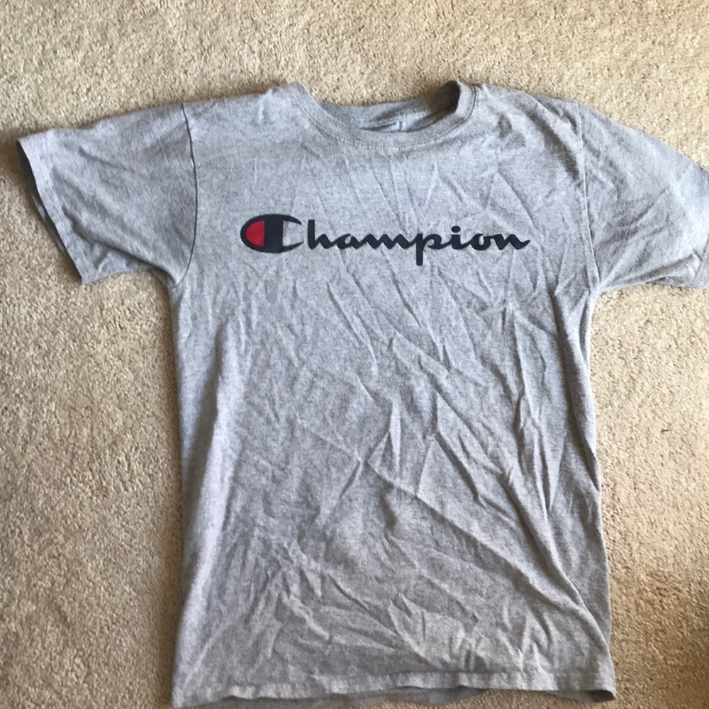 Grey champion shirt